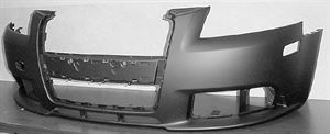 Picture of 2006-2008 Audi A4 base line; w/o headlamp washer Front Bumper Cover