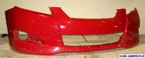 Picture of 2009-2010 Toyota Matrix w/ Spoiler Holes; Prime; Black Front Bumper Cover