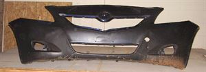 Picture of 2007-2012 Toyota Yaris sedan; w/fog lamps Front Bumper Cover