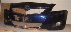 Picture of 2007-2012 Toyota Yaris sedan; w/fog lamps Front Bumper Cover