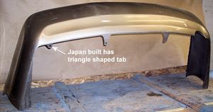 Picture of 2007-2010 Toyota Camry Japan built; w/4cyl Rear Bumper Cover