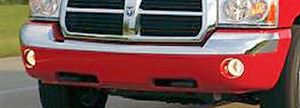 Picture of 2005-2007 Dodge Dakota Pickup w/chrome trim Front Bumper Cover