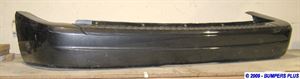 Picture of 2004-2005 Dodge Durango prime; smooth; w/textured step pad Rear Bumper Cover